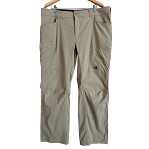 Eddie Bauer Men's First Ascent Pants-Size 40x30-Khaki‎ Color-EUC